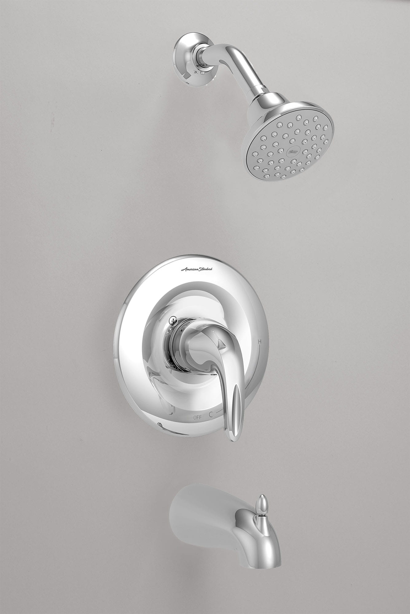 Reliant 3® 1.75 gpm/6.6 L/min baignoire and Garniture de douche avec   cartouche à double équilibre de pression en céramique avec poignée à levier